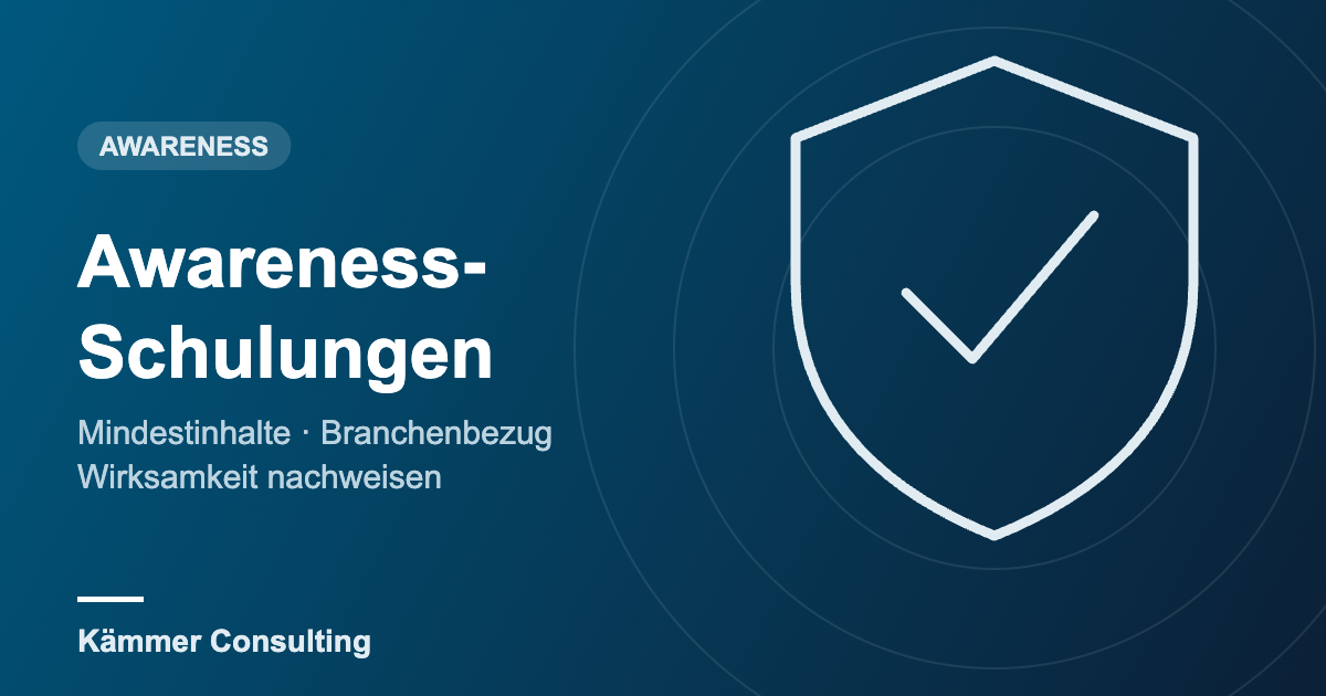 Awareness-Schulungen – Informationssicherheit