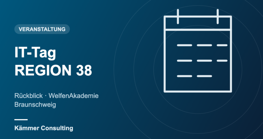 IT-Tag REGION 38 – Veranstaltung