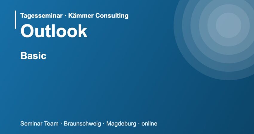 Illustration zum Seminar Microsoft Outlook Basic
